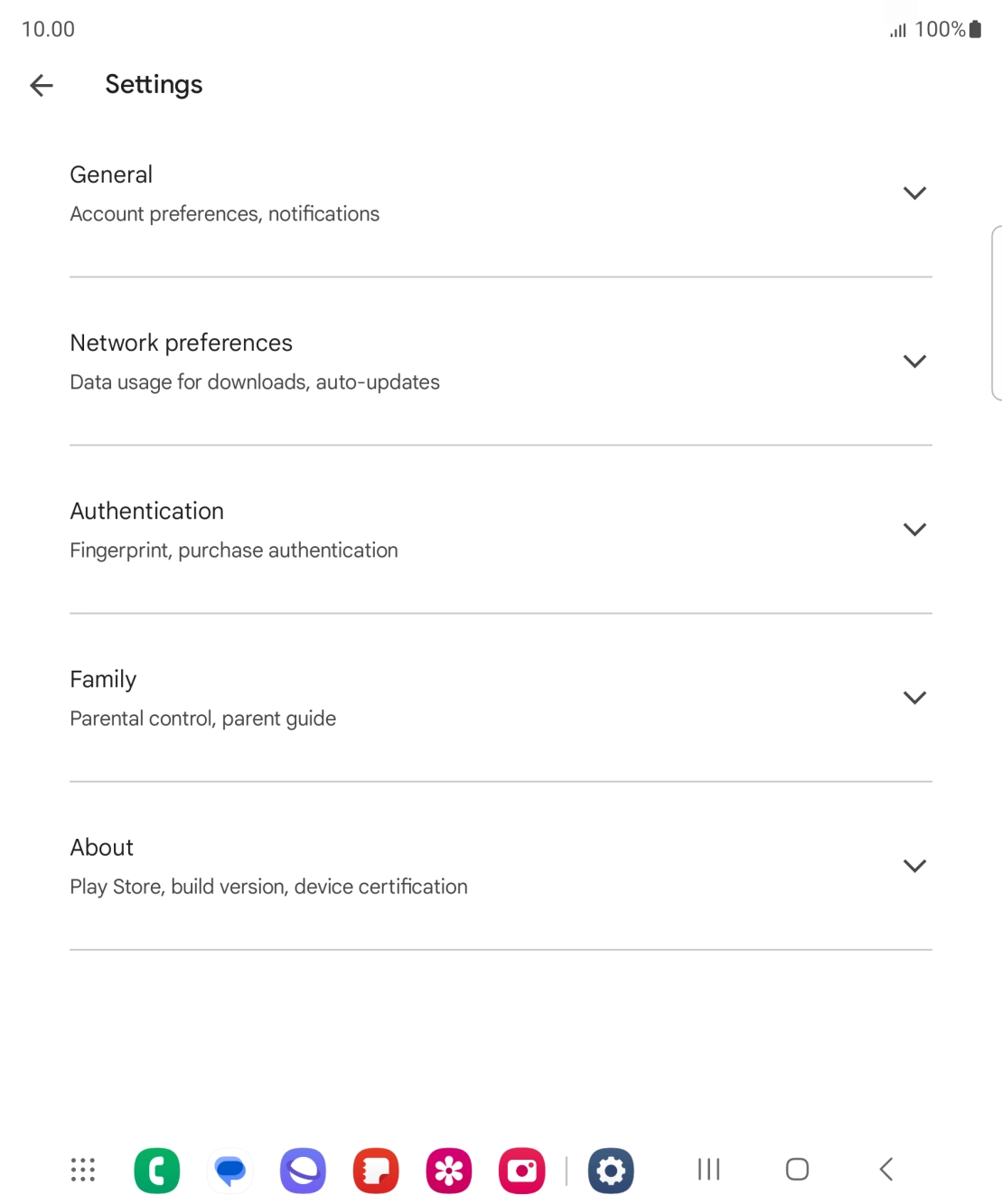 Press Network preferences.
