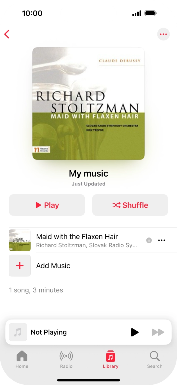 Go to the required category or playlist and press the required audio file. Go to the required category or playlist and press the required audio file.