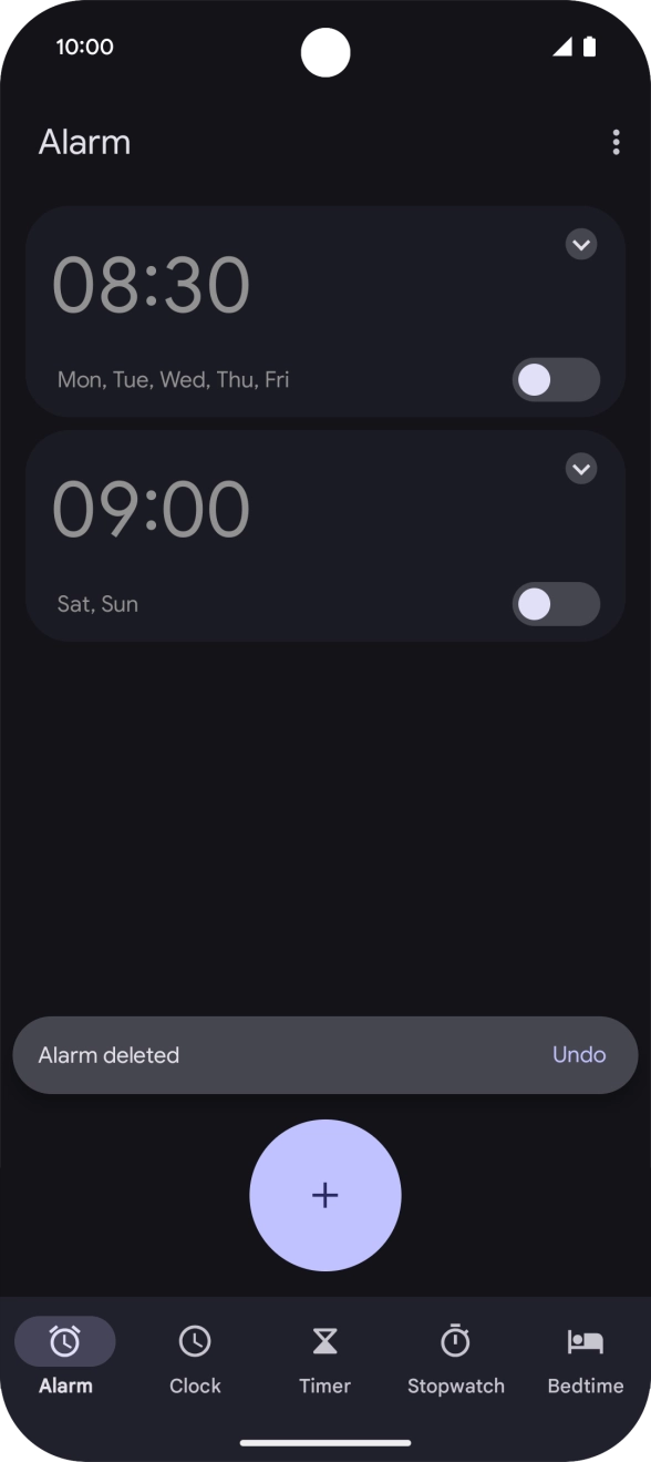 Slide your finger upwards starting from the bottom of the screen to return to the home screen.