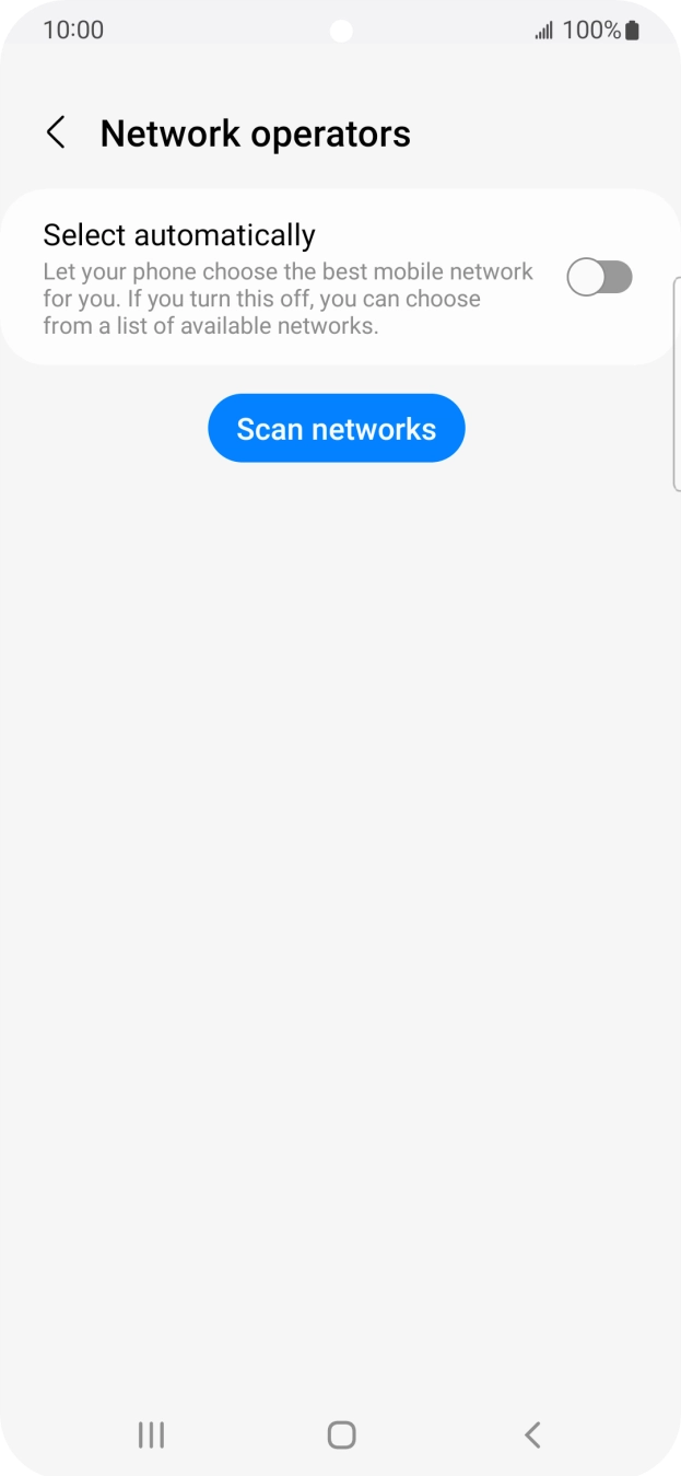 Press the indicator next to 'Select automatically' to turn on the function.