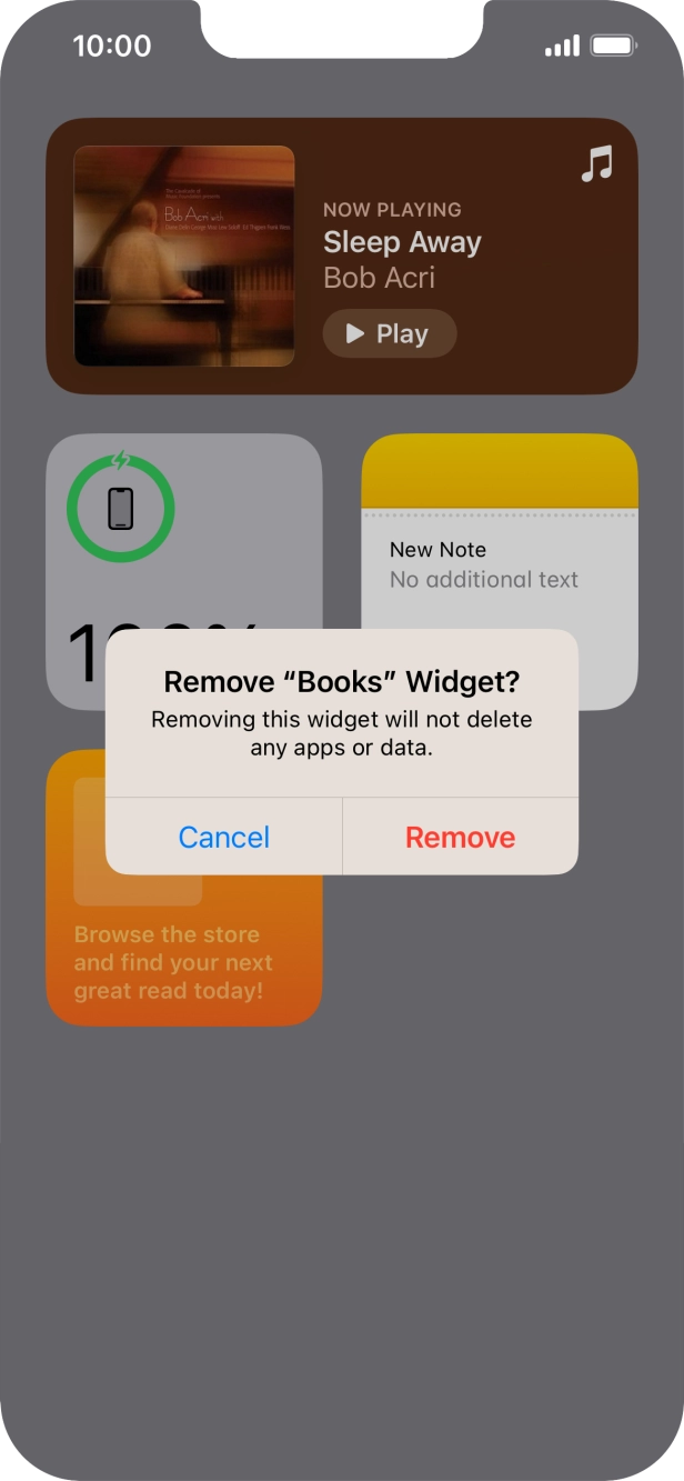 Press Remove. Press Remove.