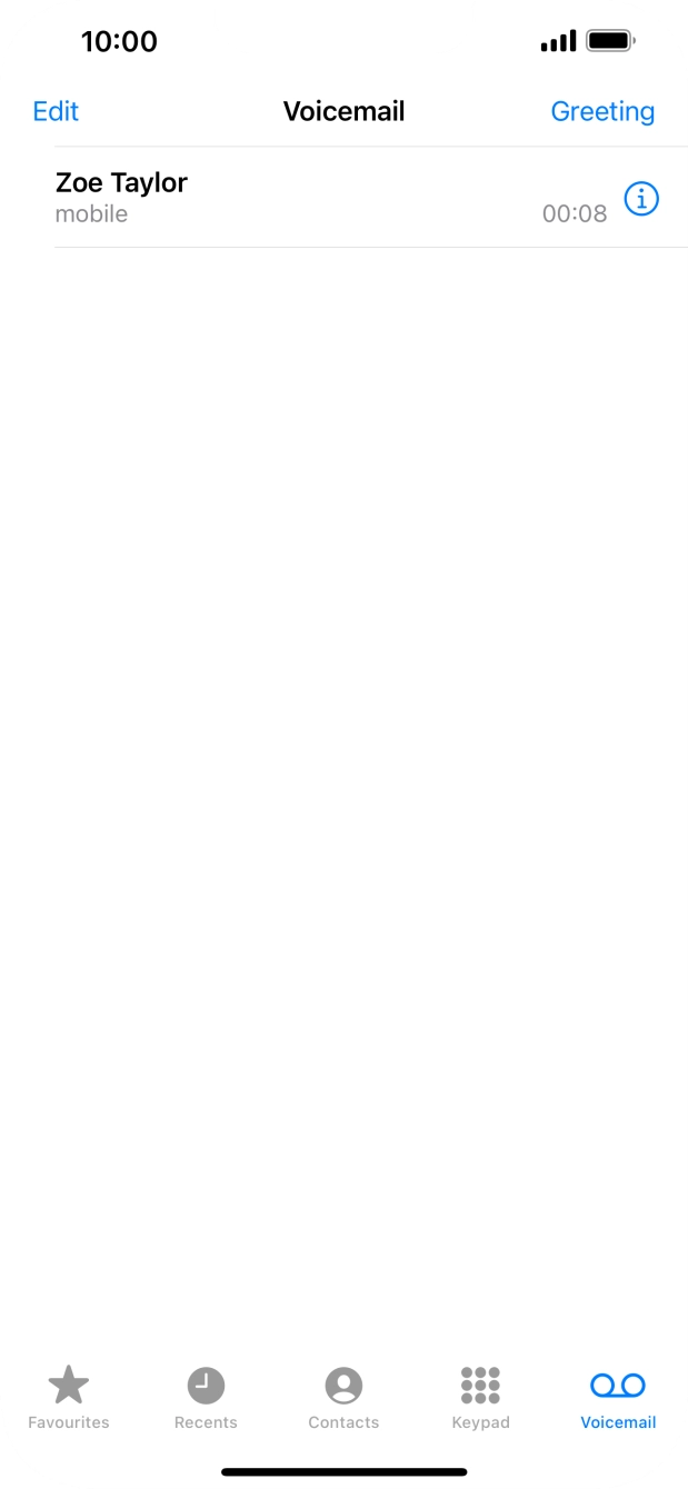 Press the required message. Press the required message.