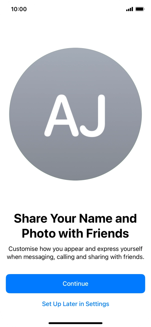 Press Continue. Press Continue.