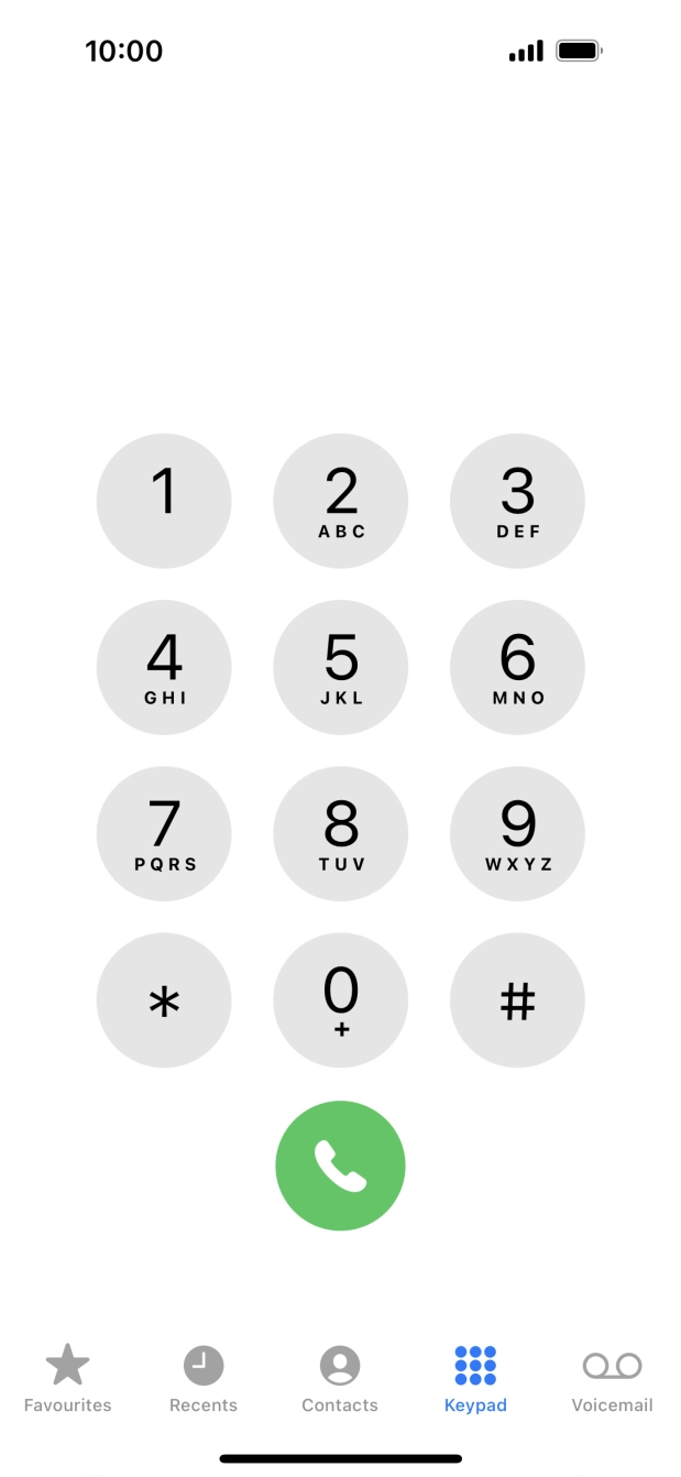 Press Keypad.