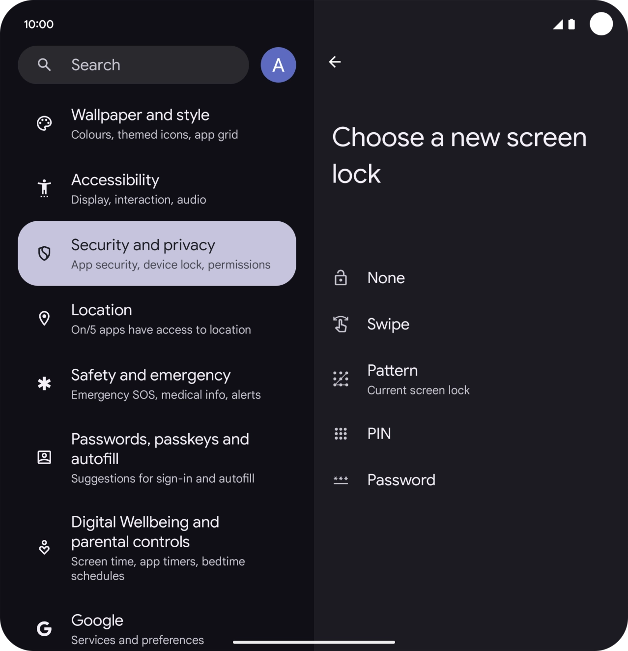 Press None. Press None.
