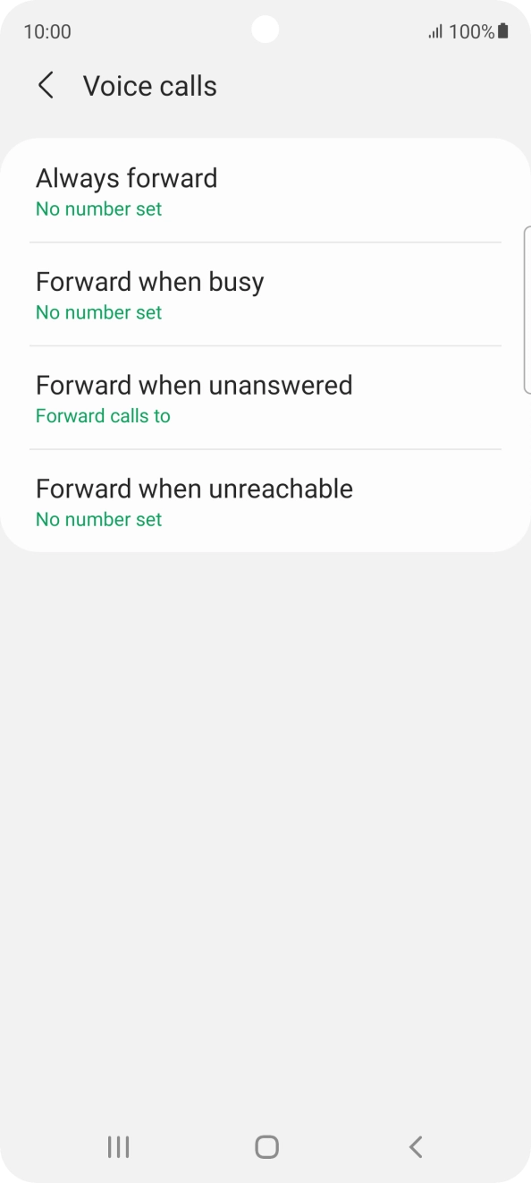 Press the Home key to return to the home screen.