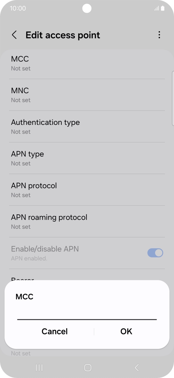 Key in 234 and press OK. Key in 234 and press OK.