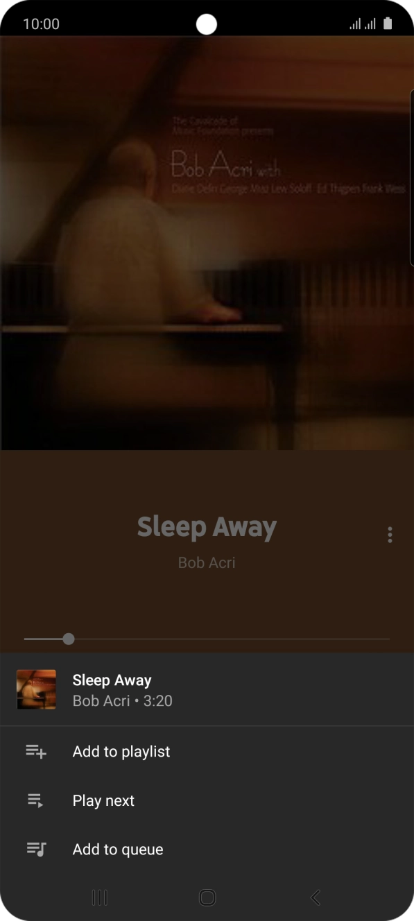 Press Add to playlist.