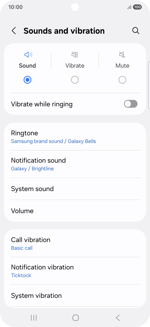 Press Ringtone.