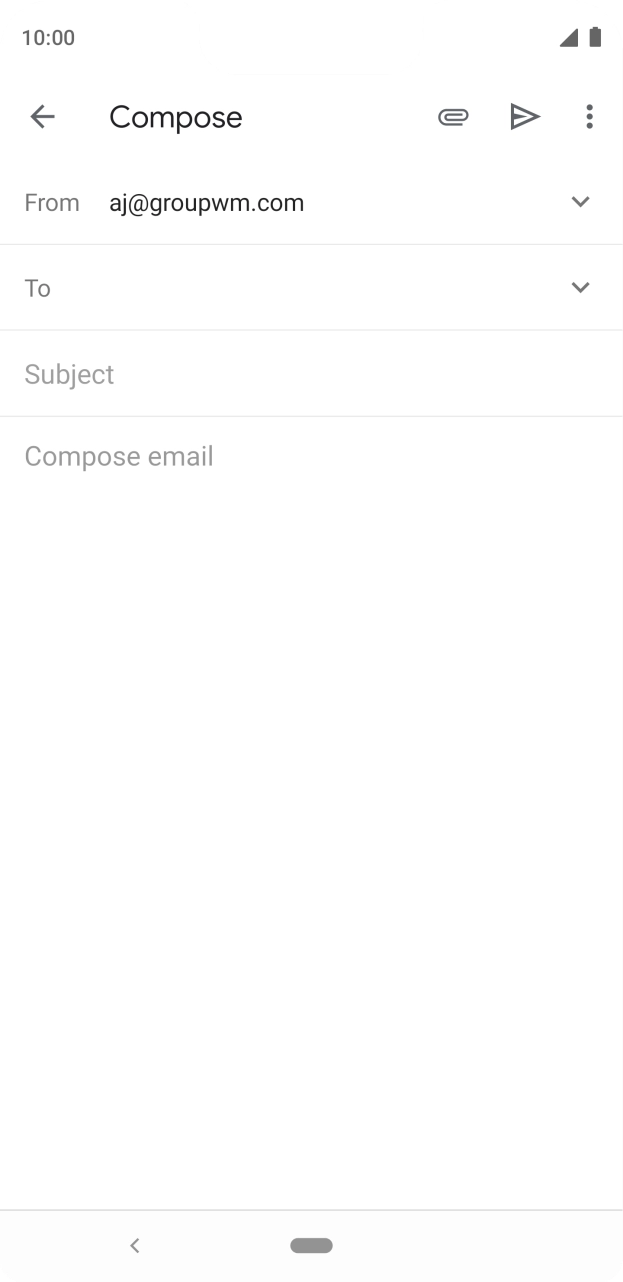 Press To and key in the first letters of the recipient's name. Press To and key in the first letters of the recipient's name.