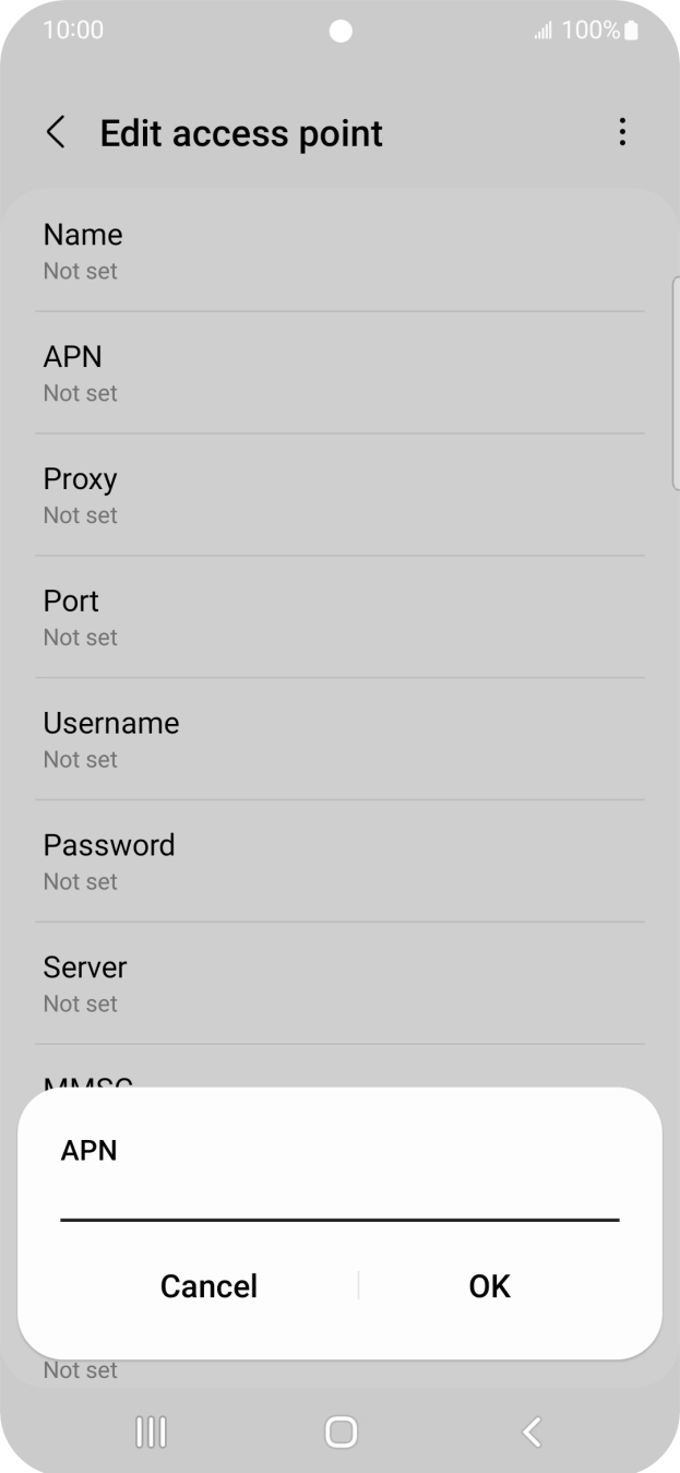 Key in wap.o2.co.uk and press OK. Key in wap.o2.co.uk and press OK.