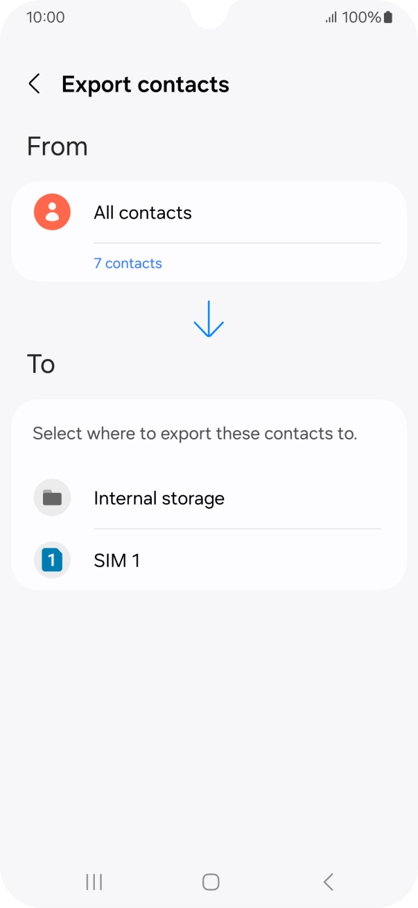 Press the name of the SIM. Press the name of the SIM.