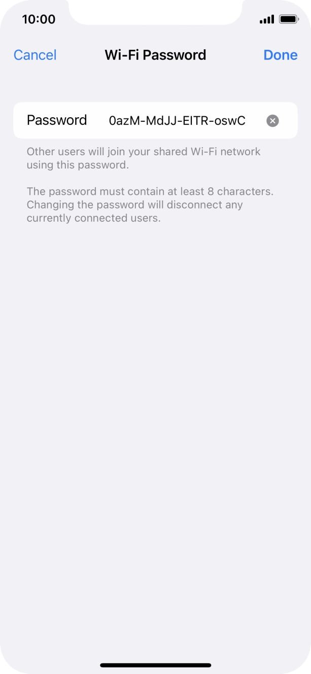 Press Done. Press Done.