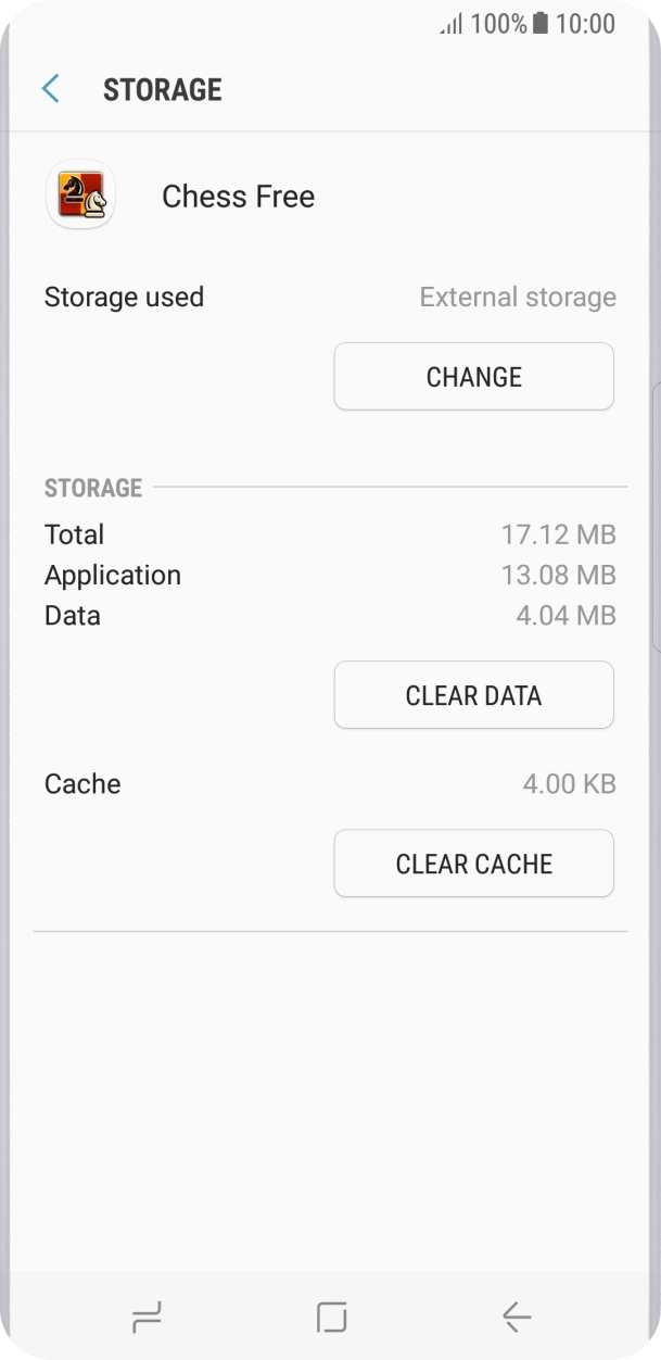 Press the Home key to return to the home screen.