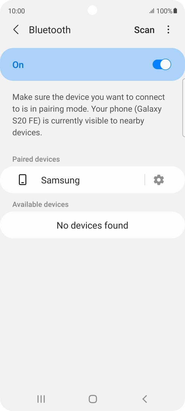 Press the Home key to return to the home screen.