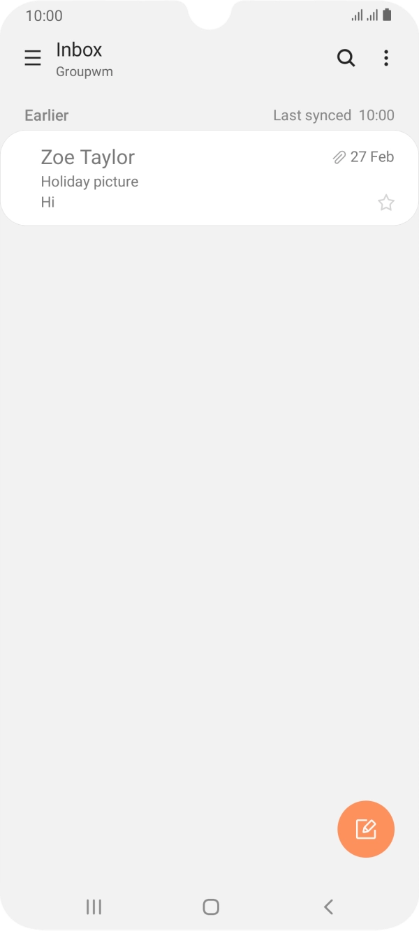 Slide your finger right starting from the left side of the screen. Slide your finger right starting from the left side of the screen.