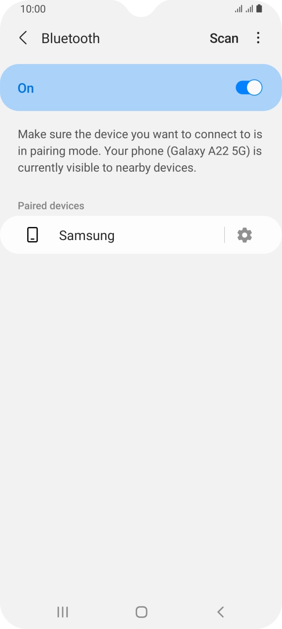 Press the Home key to return to the home screen.