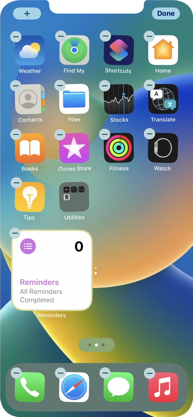 Press Done. Press Done.