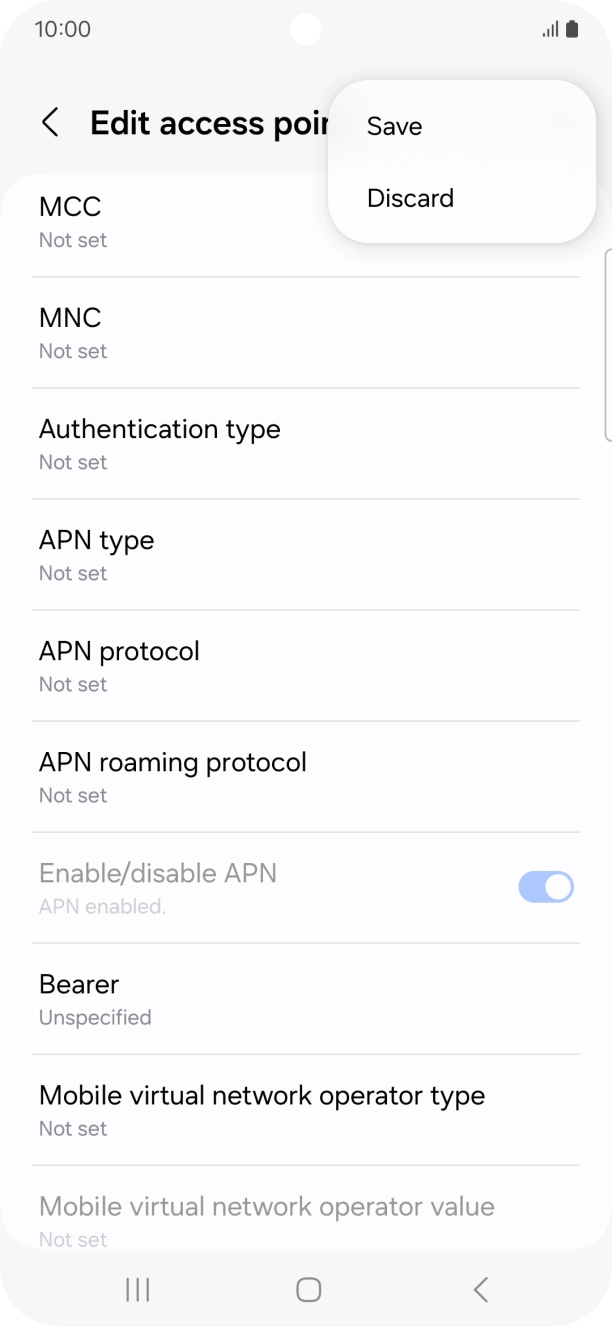 Press Save. Press Save.
