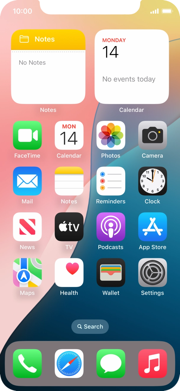 Press the phone icon. Press the phone icon.