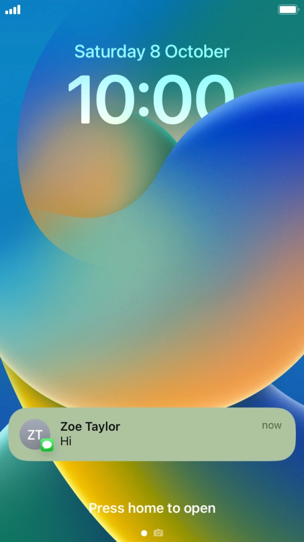 Press the required notification and follow the instructions on the screen to use the selected function. Press the required notification and follow the instructions on the screen to use the selected function.