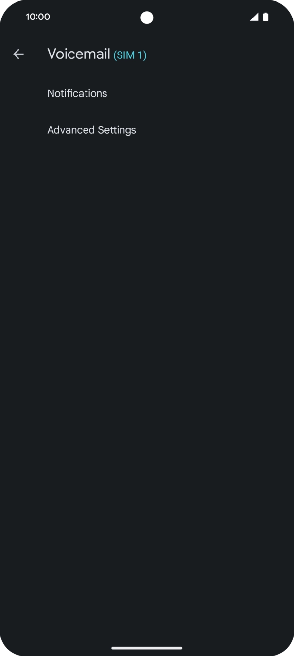 Press Advanced Settings.