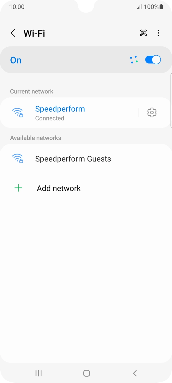 Press the Home key to return to the home screen.