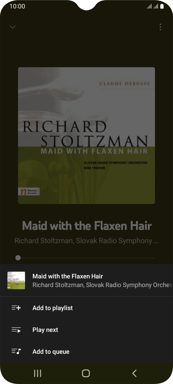 Press Add to playlist.