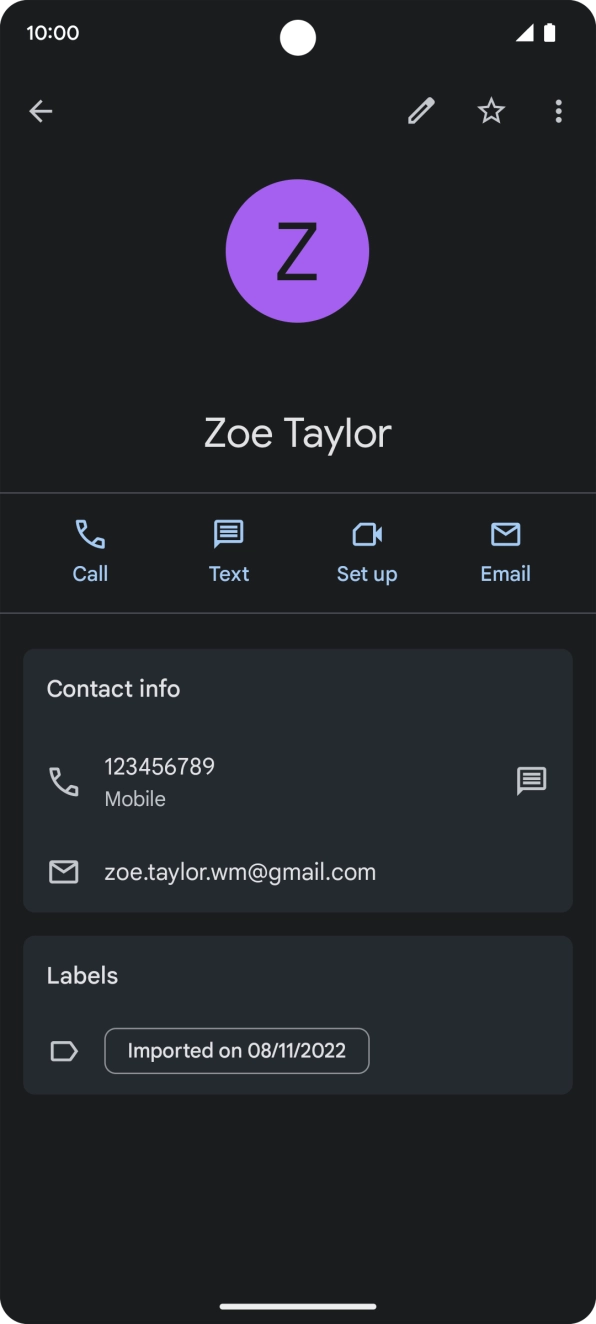 Press the required number.