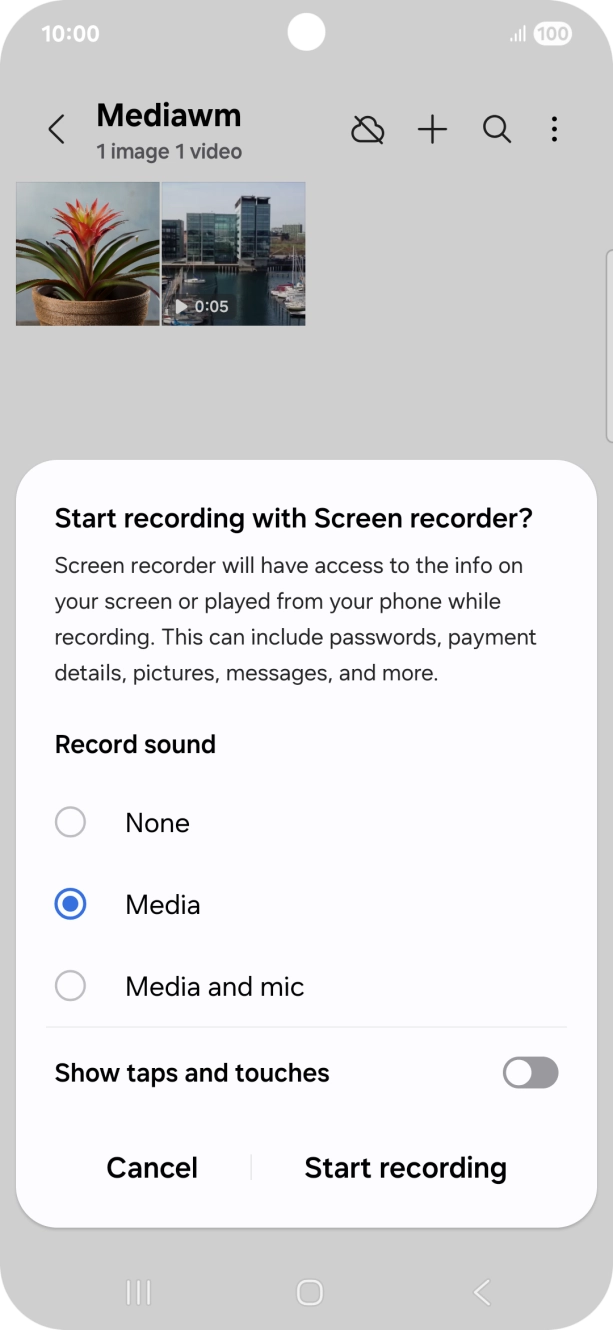Follow the instructions on the screen to select the required settings.
