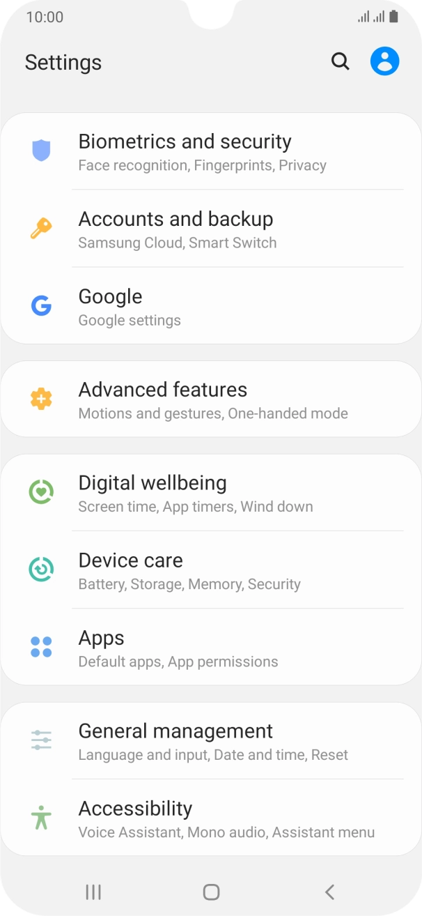 Press Biometrics and security.