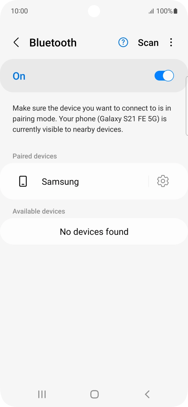 Press the Home key to return to the home screen.