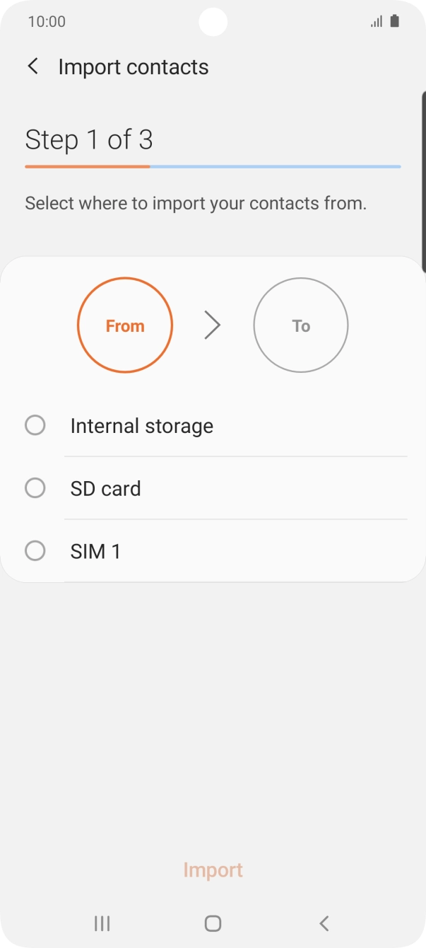 Press the name of the SIM.
