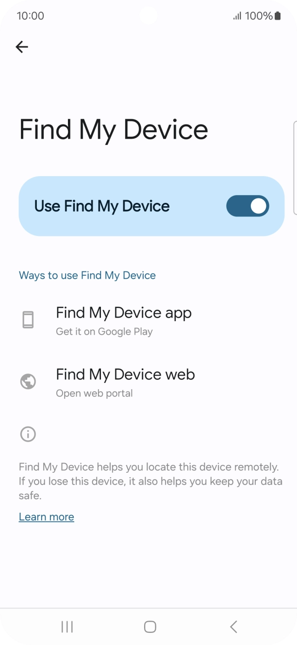Press the Home key to return to the home screen. Press the Home key to return to the home screen.