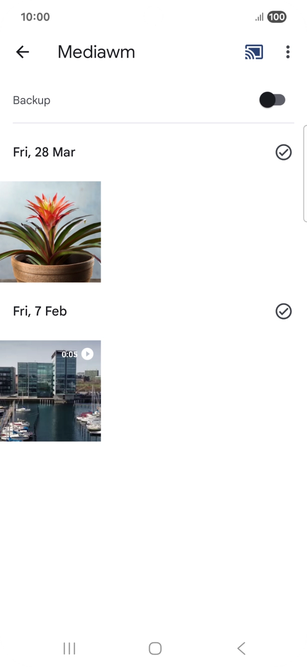 The media content from your phone will now play on the selected device. You can use your phone to control the playback of the media content on the other device.