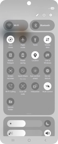 Press the screen recording icon.