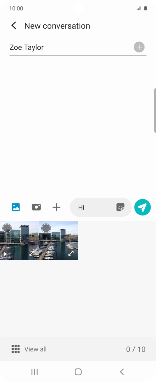 Press View all and go to the required folder. Press View all and go to the required folder.
