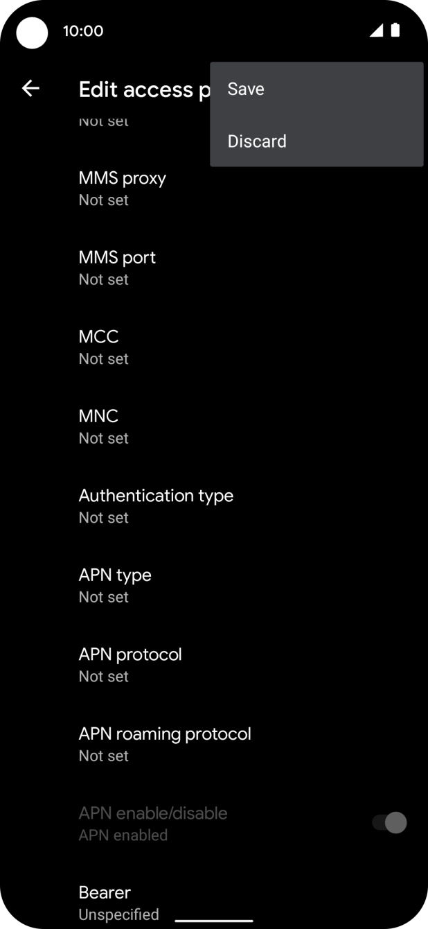 Press Save. Press Save.