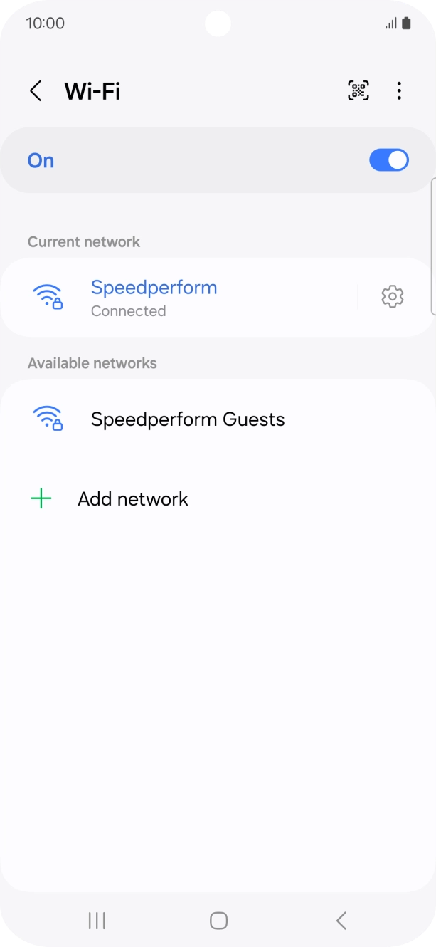 Press the Home key to return to the home screen.