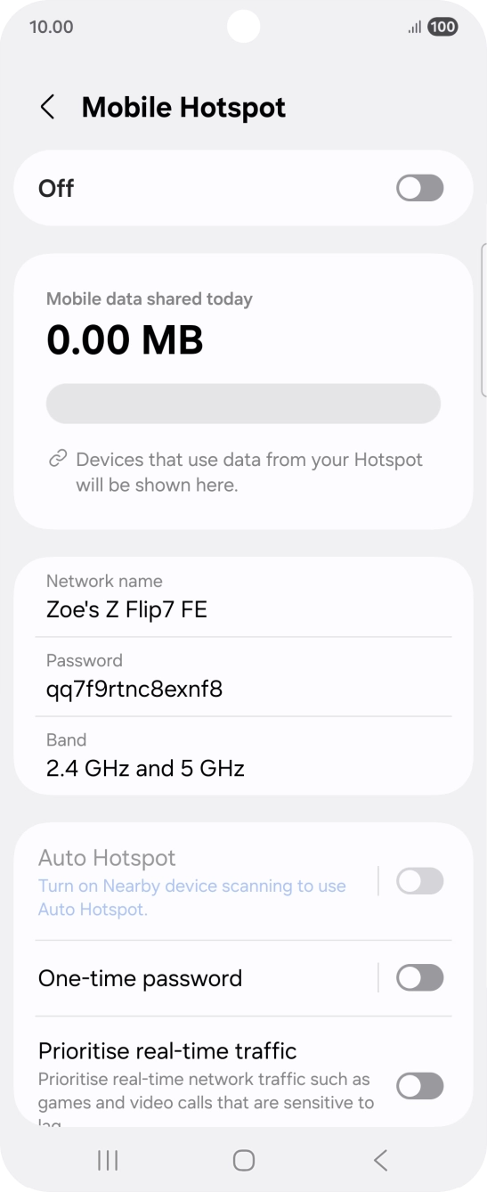 Press Network name. Press Network name.