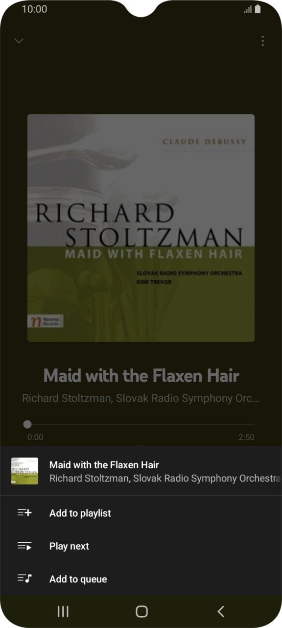 Press Add to playlist.