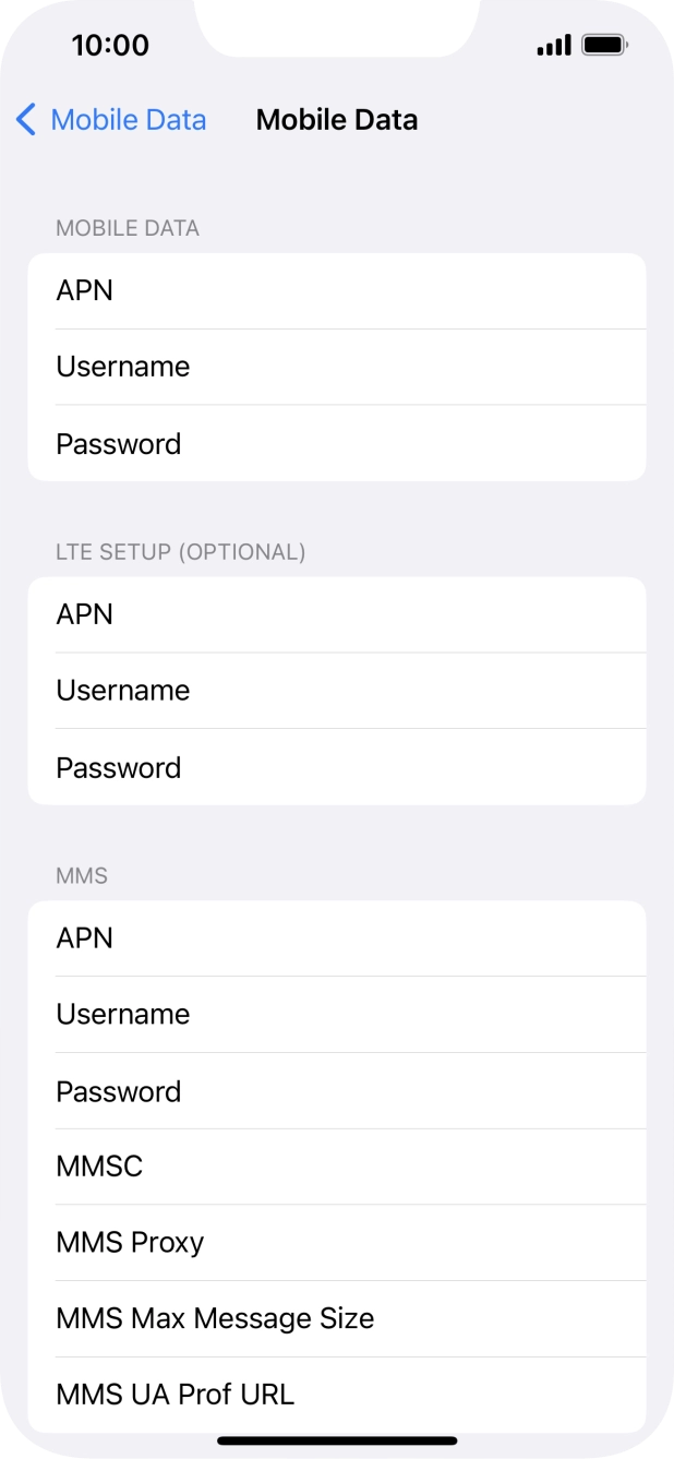 Press APN and key in wap.o2.co.uk.