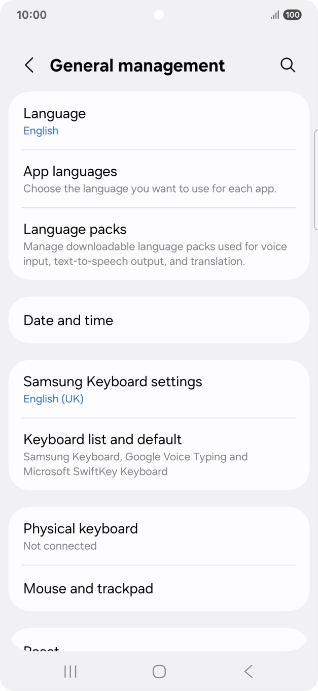Press Date and time.