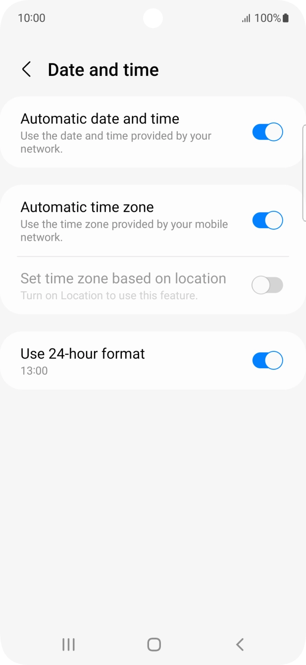 Press the Home key to return to the home screen.