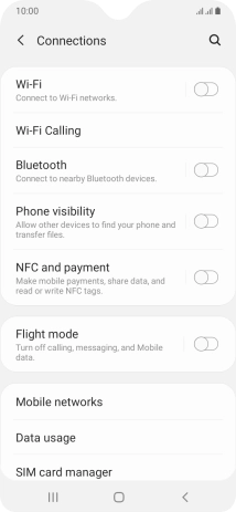 Press Bluetooth.