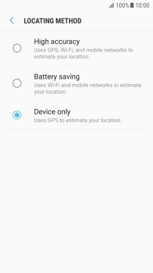 If you select High accuracy, your phone can find your exact position using the GPS satellites, the mobile network and nearby WiFi networks. Satellite-based GPS requires a clear view of the sky.