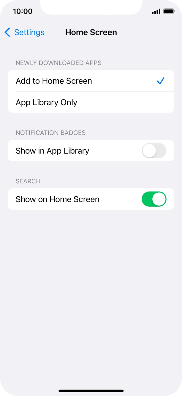 To add new downloaded apps to both the home screen and App Library, press Add to Home Screen. To add new downloaded apps to both the home screen and App Library, press Add to Home Screen.