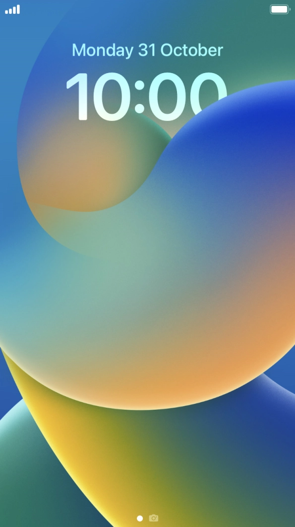 Press and hold anywhere on the lock screen. Press and hold anywhere on the lock screen.