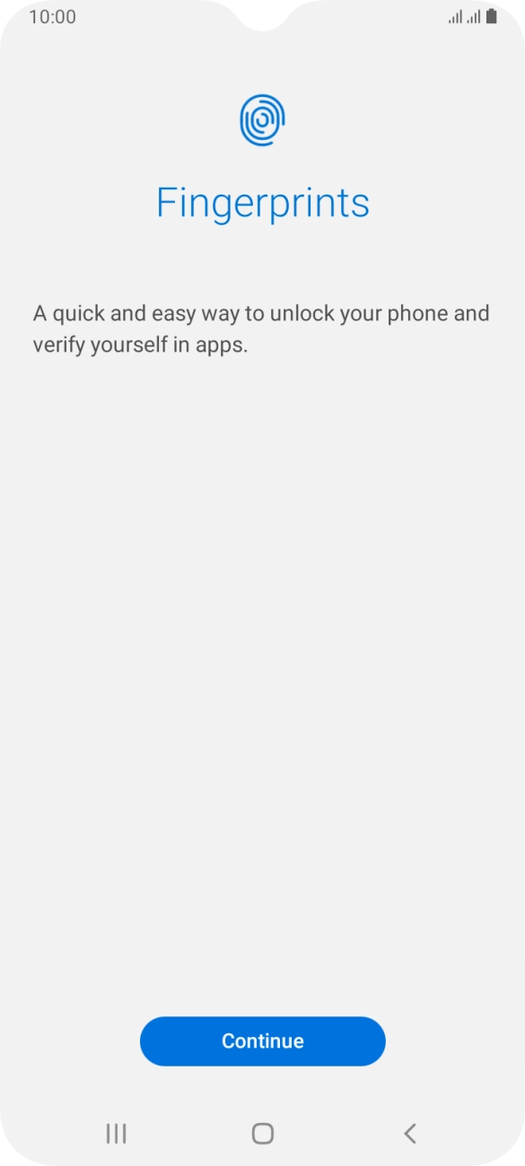 Press Continue. Press Continue.