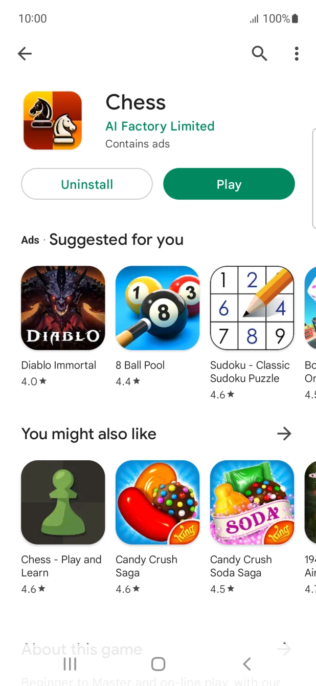 Press the Home key to return to the home screen.